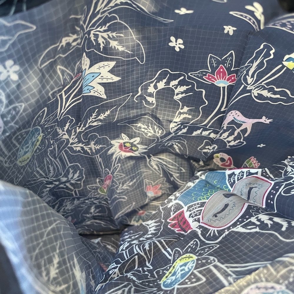 NWT Vera Bradley Owl Collapsible Tote in Night Sky Keychain - Picture 9 of 12